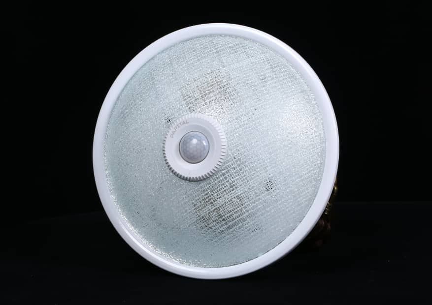 چراغ سنسوردار  سقفی شیشه فلز